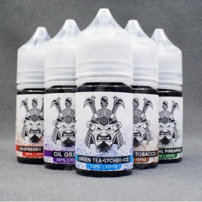 將軍鹽 SAMURAI【小煙油】30ML 藍色天空 百果冷翠 爆炸西柚 青檸可樂 日式豆漿 橘子汽水 葡萄冰 鳳梨冰 榛果菸草 綠茶荔枝冰 莓果冰 紅色心情 二重奏 抹茶雲霧
