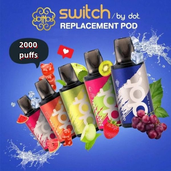 佩特里DOT SWITCH 單桿&煙彈(容量3.5ml 2000口) 佩特里DOT SWITCH 單桿&煙彈(容量3.5ml 2000口)