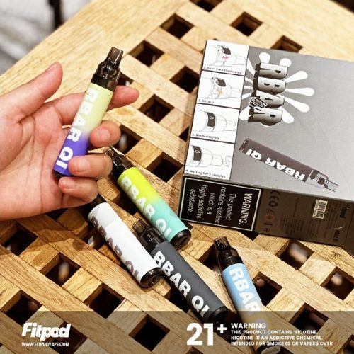 【一次性/拋棄式】Fitpod RBAR Q1 可重複注油一次性小煙 可重複填充6-10次 手感漆面 600mah 【一次性/拋棄式】Fitpod RBAR Q1 可重複注油一次性小煙 可重複填充6-10次 手感漆面 600mah
