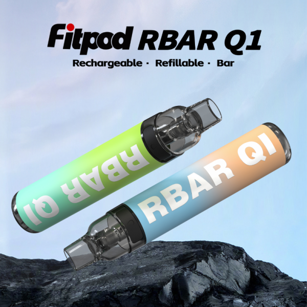 【一次性/拋棄式】Fitpod RBAR Q1 可重複注油一次性小煙 可重複填充6-10次 手感漆面 600mah 【一次性/拋棄式】Fitpod RBAR Q1 可重複注油一次性小煙 可重複填充6-10次 手感漆面 600mah