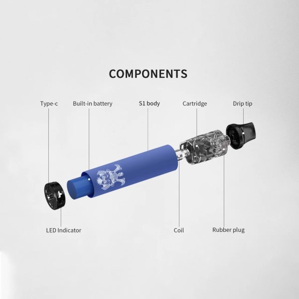 【一次性】S1 DISPOSABLE BARS 將軍一次主機 8000口 重複注油 【一次性】S1 DISPOSABLE BARS 將軍一次主機 8000口 重複注油