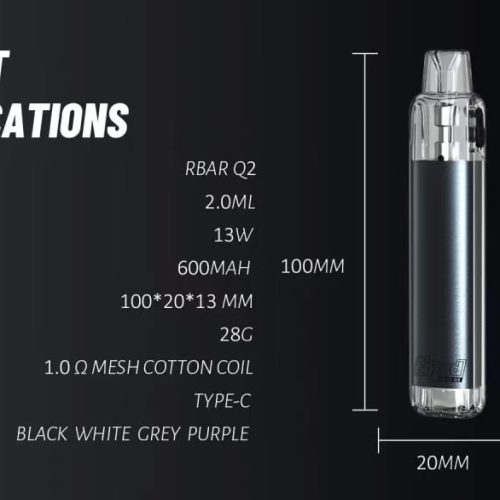 VAPEDIA FITPOD RBAR Q2 VAPEDIA FITPOD RBAR Q2